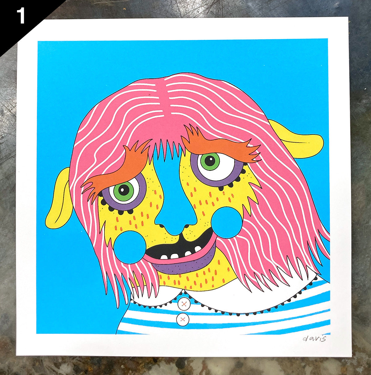 Jennifer Baer パステル画 parallels #91 Jennifer Davis: Peculiar Pals – Burlesque of North America