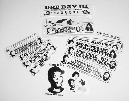 Dr. Dre Sticker Pack 2005