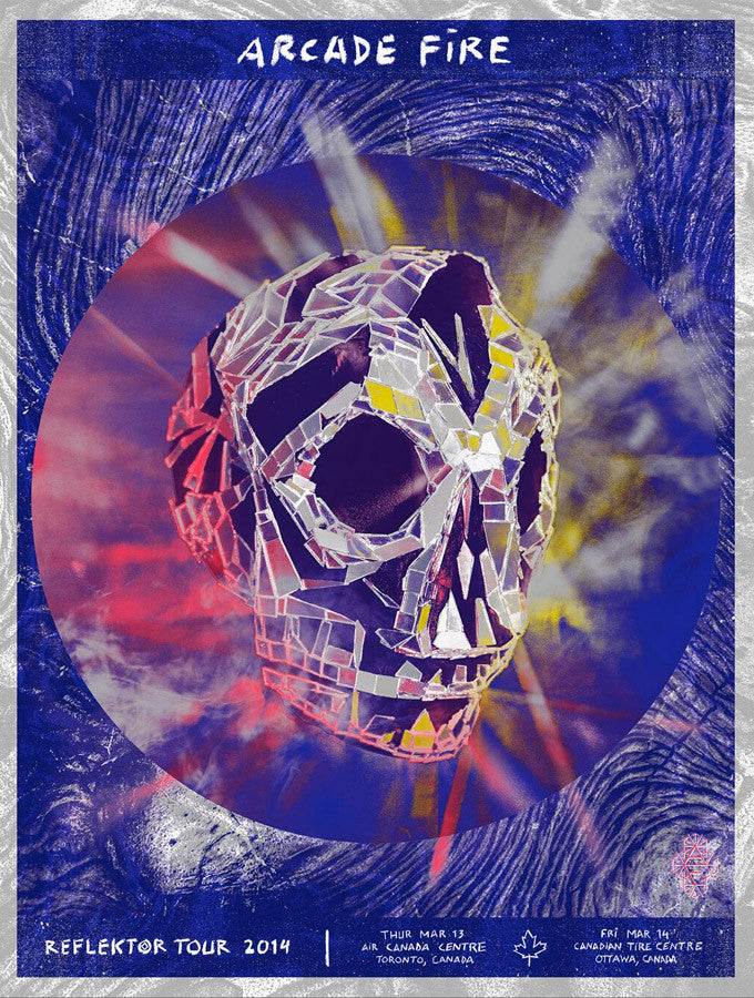 Arcade Fire: Reflektor Tour poster #2 – Burlesque of North America