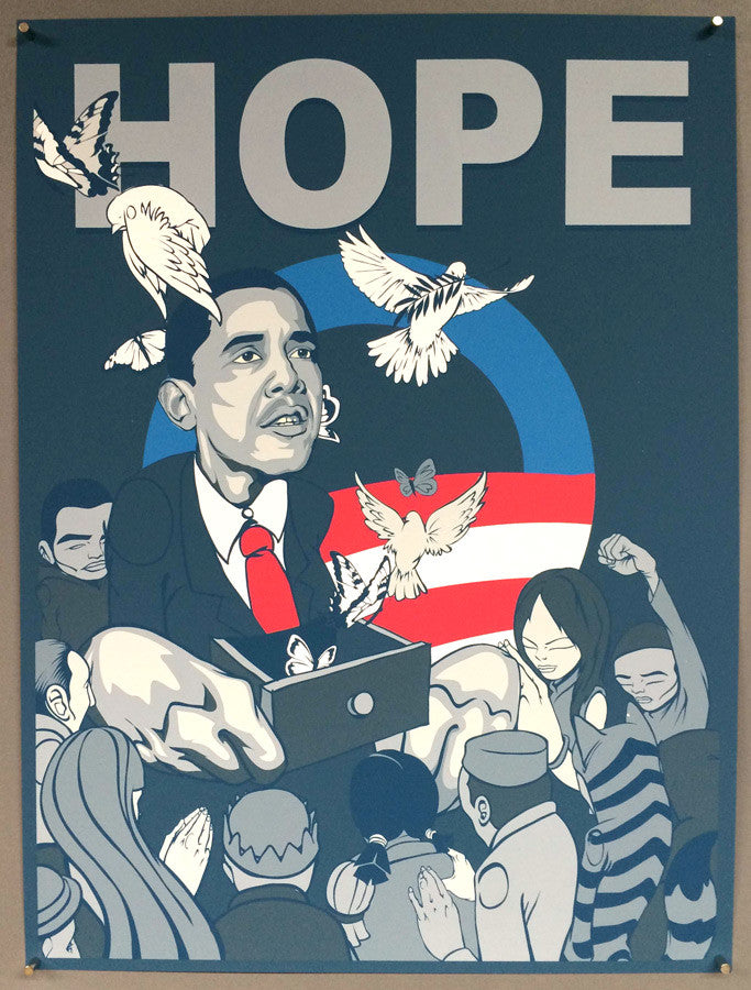 Sam Flores Obama art print