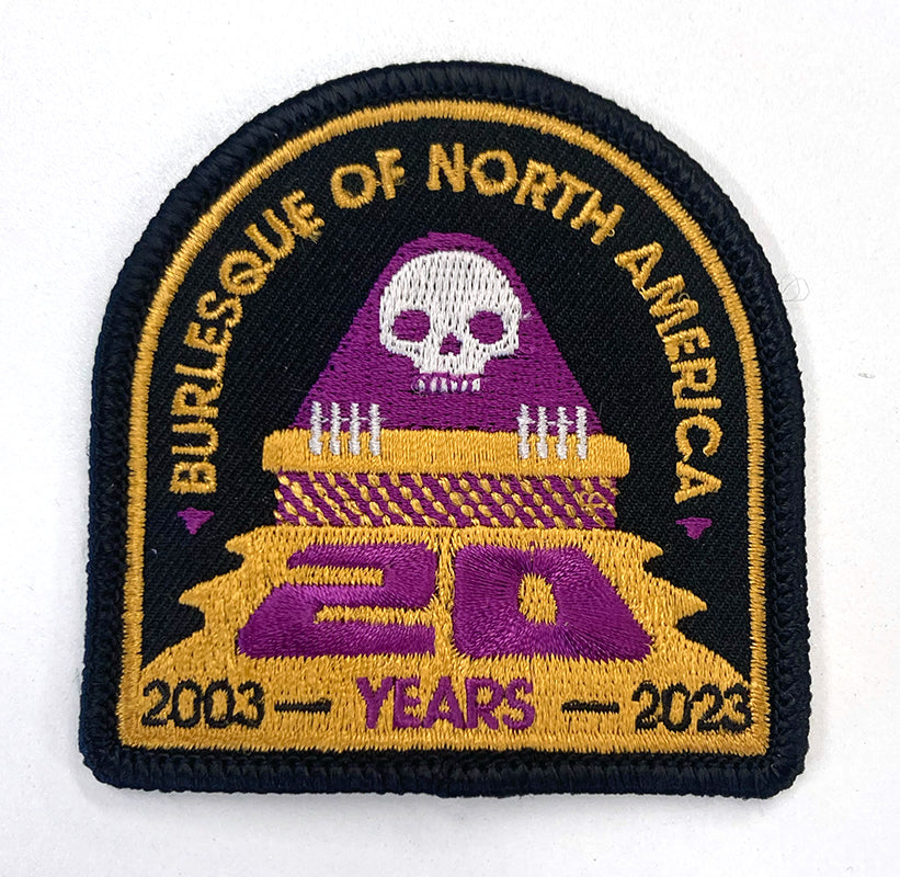 Burlesque 20 Year Anniversary patch