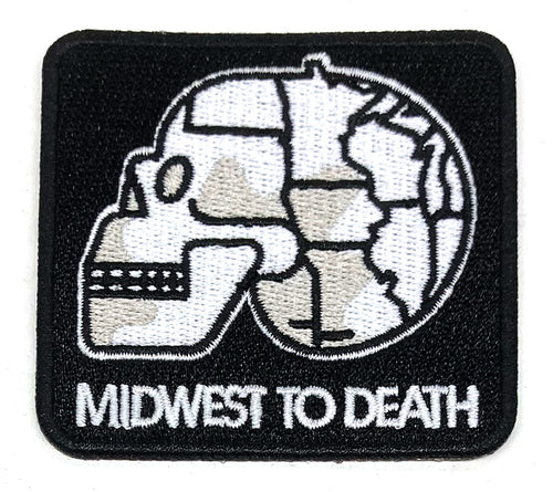 Midwest To Death embroidered patch