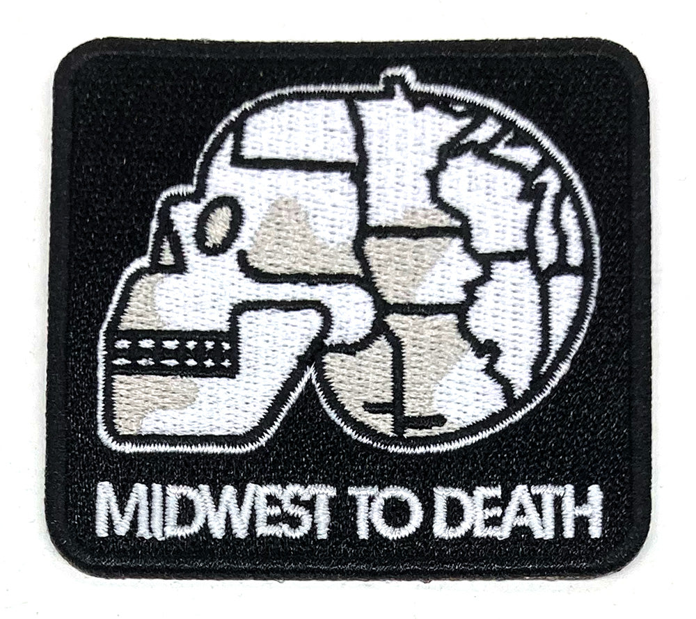 Midwest To Death embroidered patch
