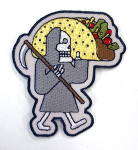 Taco Walker embroidered patch