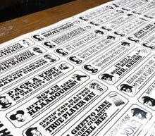 Dr. Dre Sticker Pack uncut sheet (RÆR)