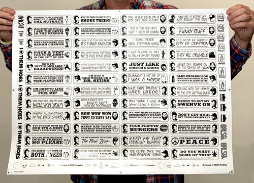 Dr. Dre Sticker Pack uncut sheet (RÆR)