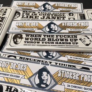 Dr. Dre Sticker Pack 2017