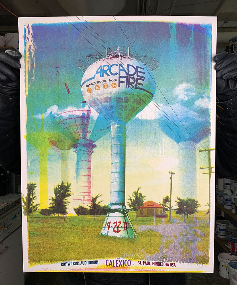 Wes Winship: Arcade Fire / St. Paul 2010 (Printer's Proof)