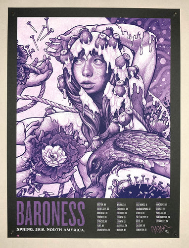 John Baizley: Baroness Spring 2016 Printer's Proof (RAER)