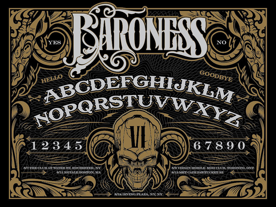 Baroness Tour Poster VI