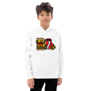Alphabet kids fleece hoodie: B