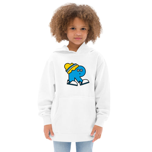Alphabet kids fleece hoodie: R