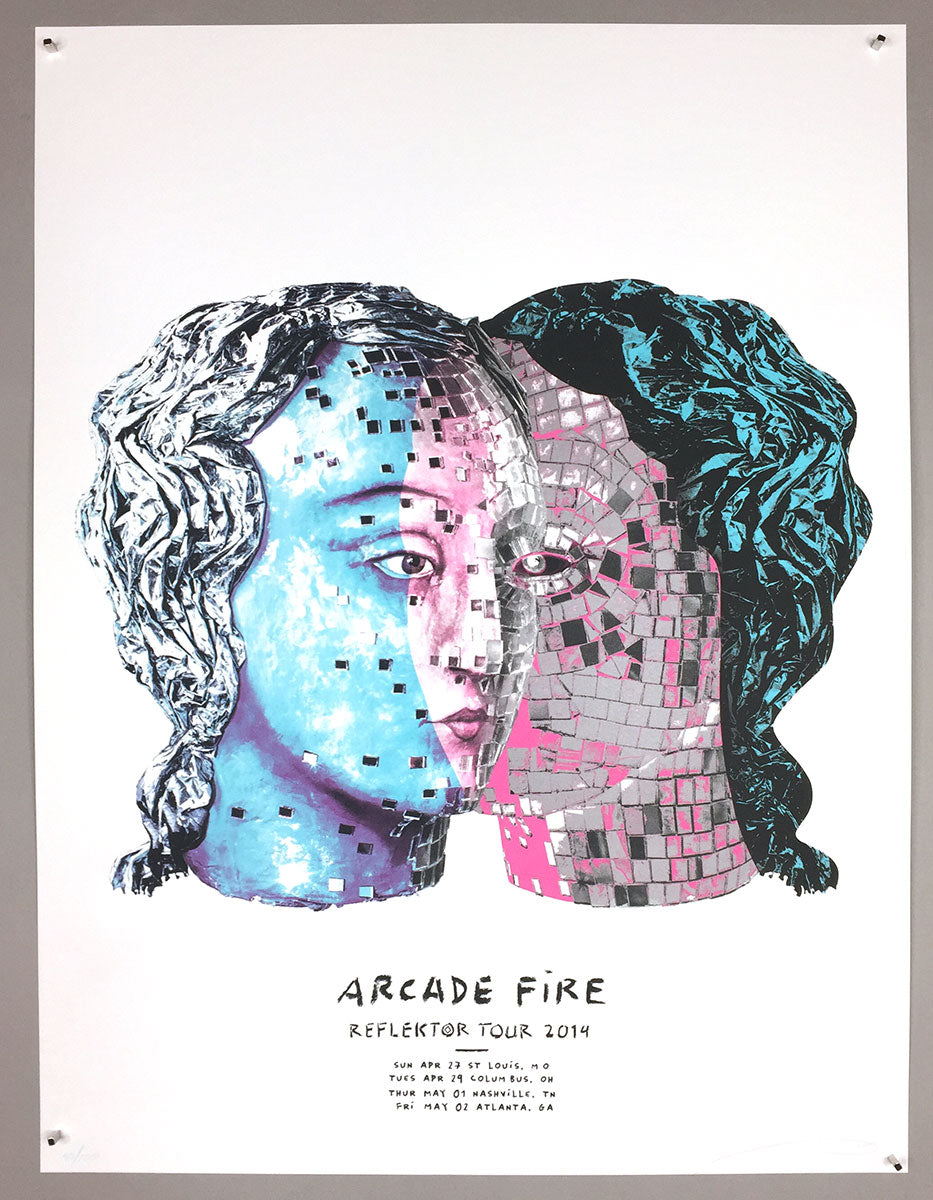 Arcade Fire: Reflektor Tour poster #5 – Burlesque of North America