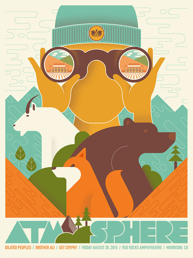 Atmosphere At Red Rocks Image Atmosphere at Red Rocks poster – Burlesque of North America