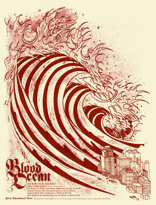 Blood Ocean print
