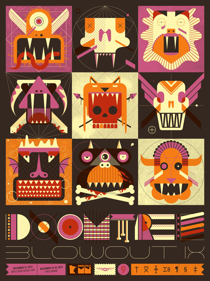 Doomtree Blowout 9 print – Burlesque of North America