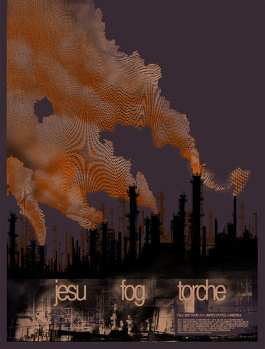 Jesu / Fog / Torche tour print