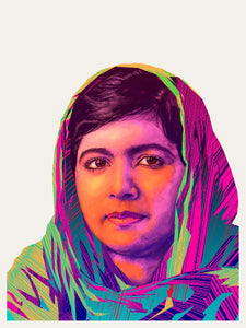 Malala art print