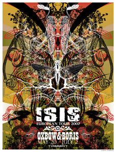 Isis: European tour print