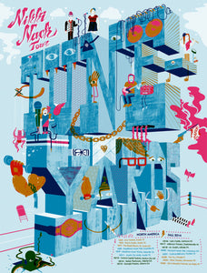 Tune-Yards Nikki Nack Fall 2014 Tour Print