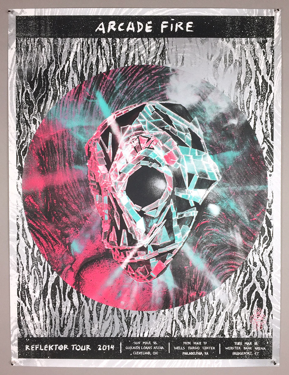 Arcade Fire Reklektor Arcade Fire: Reflektor Tour poster #3 – Burlesque of North America