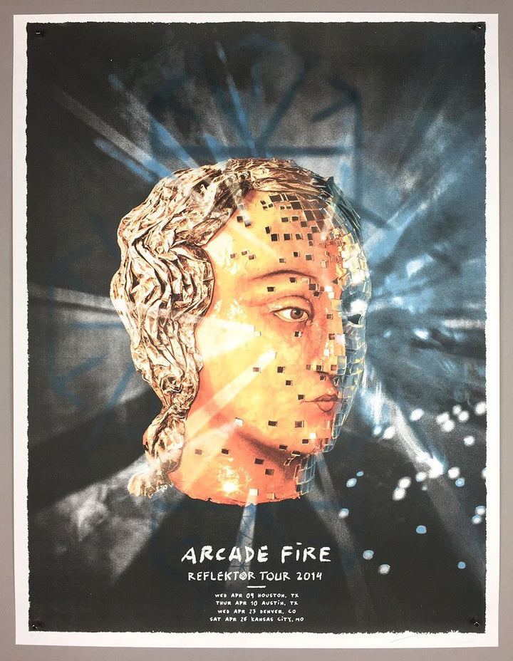 Arcade Fire: Reflektor Tour Poster #4 – Burlesque of North America