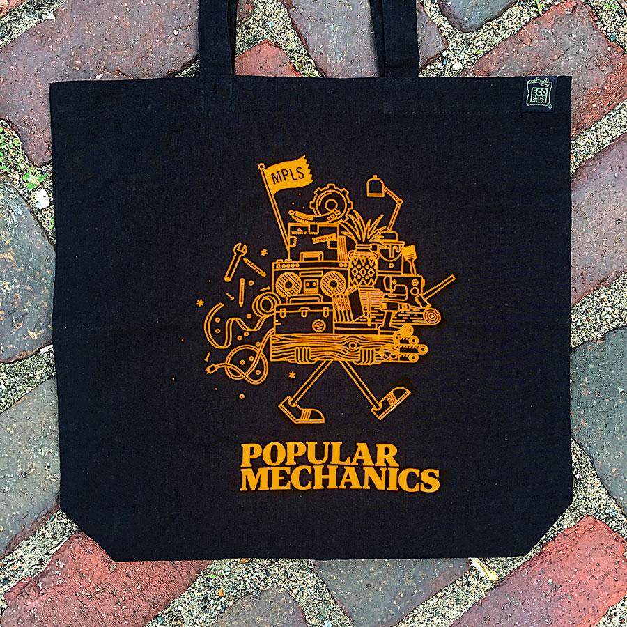 Popular Mechanics tote bag