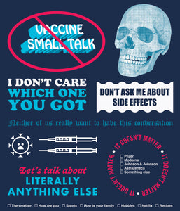 No Vaccine Small Talk Unisex T-Shirt