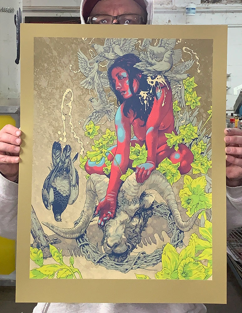 Test Print: John Baizley - Kvelertak Meir